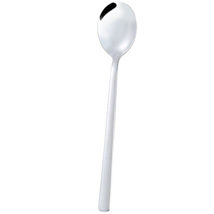 Stainless Steel Korean Rice Spoon Long Handle Korean spoon [20.5*4cm]