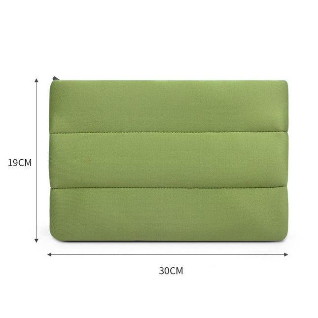Great Neoprene Cube Makeup Bag Travel Storage Grass green