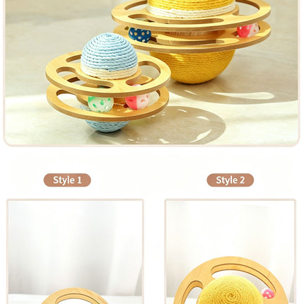 Cat Scratch Ball with Non-Dusting Spinning Bell,small