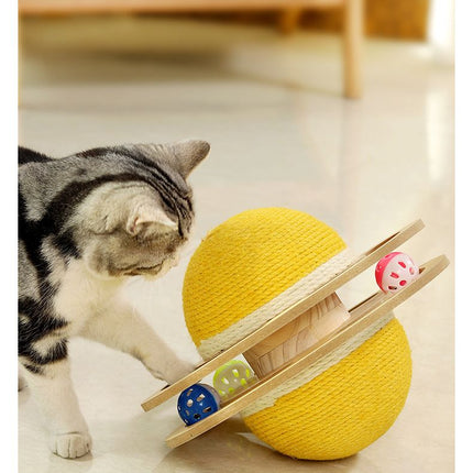 Cat Scratch Ball with Non-Dusting Spinning Bell,small