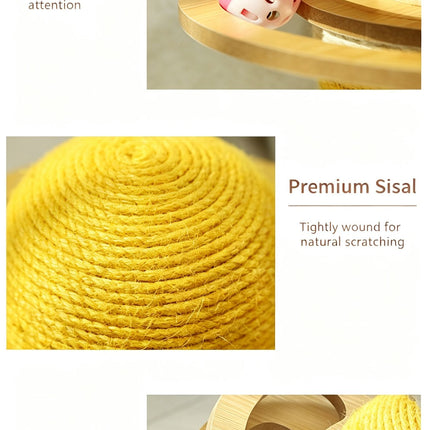 Cat Scratch Ball with Non-Dusting Spinning Bell,small