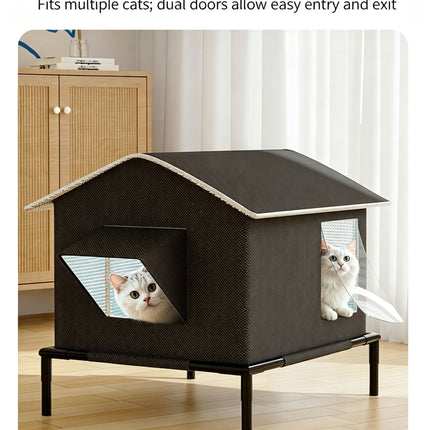 Winter removable and washable cold resistant outdoor pet nest,Without ice box