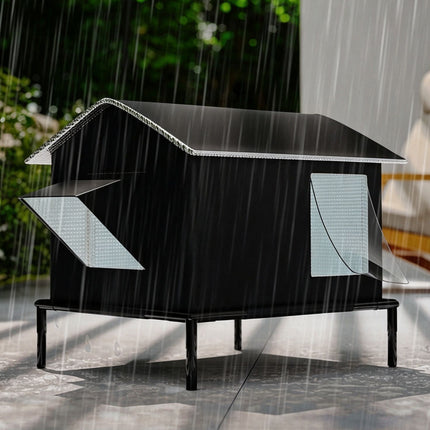 Winter removable and washable cold resistant outdoor pet nest,With ice box,With ice box