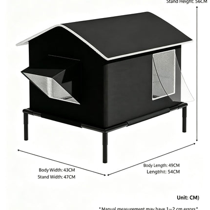 Winter removable and washable cold resistant outdoor pet nest,With ice box,With ice box