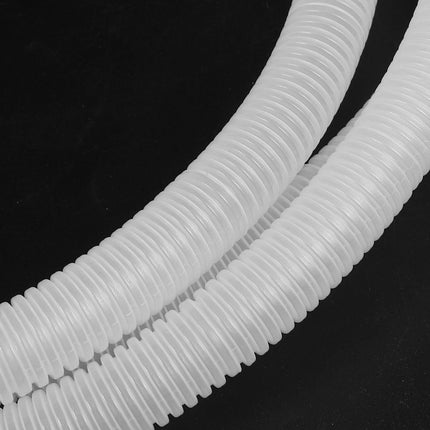 White Plastic Drainage Pipe for Window Air Conditioner with Leakproof Hose Clamp, and Easy to Install