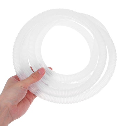 White Plastic Drainage Pipe for Window Air Conditioner with Leakproof Hose Clamp, and Easy to Install