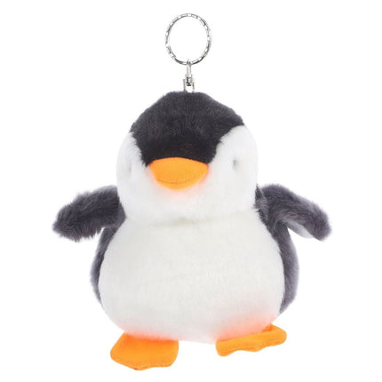 Penguin Keychain Charm with Plush Material Multi 1 Pcs Key Ring