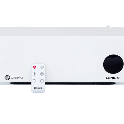 Wall-Mounted Heater & Fan with Remote Control