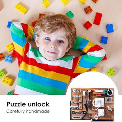 Sensory Toys Activity Board Educational Learning Toys Brain Games Preschool  AU