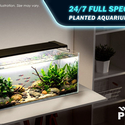 Dynamic Power Planted Aquarium LED Light Day Night Cycle Full Spectrum 24W 56cm