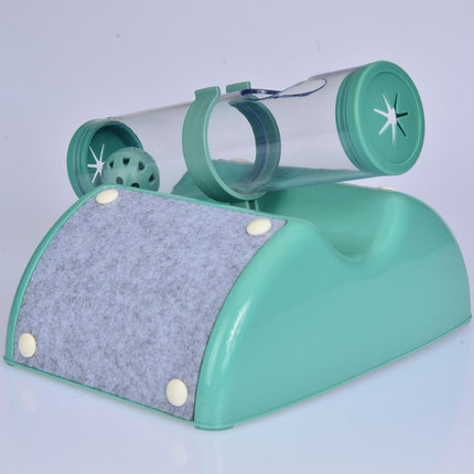 Cat Play Box Kit Pet Toy Kitten Toys Interactive Ball Peek Hunting Toy-Green