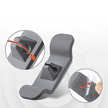 Cord Organizer Wrap Holder 4pcs Kitchen Appliance Cable Winder Adhesive Clip - 4PCS White