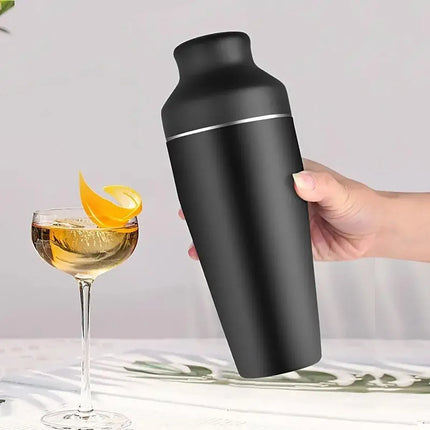 8PCS/700ML Stainless Steel Cocktail Shaker Bartender Tools Set Bar Supplies