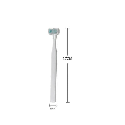 Double Head Toothbrush Dog Pet Cat Brush Dental Health Gum Care Cleaning Teeth