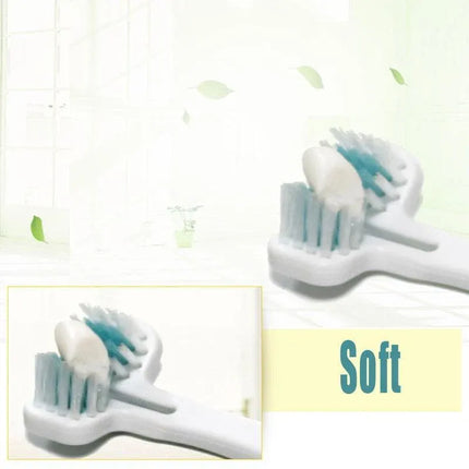 Double Head Toothbrush Dog Pet Cat Brush Dental Health Gum Care Cleaning Teeth