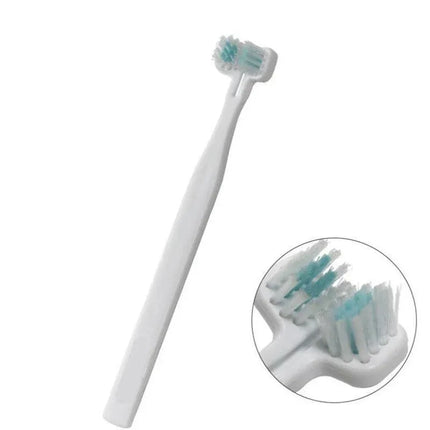 Double Head Toothbrush Dog Pet Cat Brush Dental Health Gum Care Cleaning Teeth