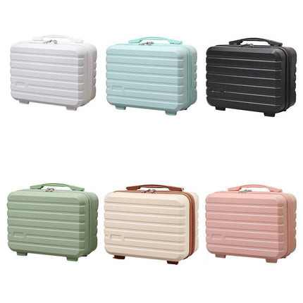 Portable 14 Inch Suitcase Mini Small Travel Storage Hand Gift Box - Green