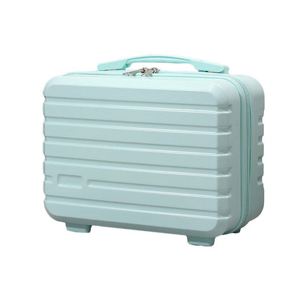 Portable 14 Inch Suitcase Mini Small Travel Storage Hand Gift Box - Green