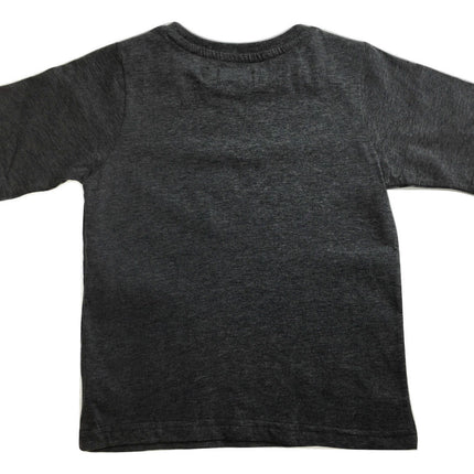 KIDS PLAIN T SHIRT Childrens Child 100% COTTON Boys Girls Basic Blank Tee Top - Grey Marle - 10