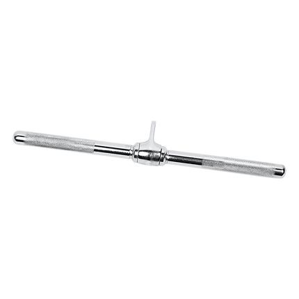 Revolving Straight Bar – Gym Cable Attachment for Tricep, Bicep & Pulley Workouts