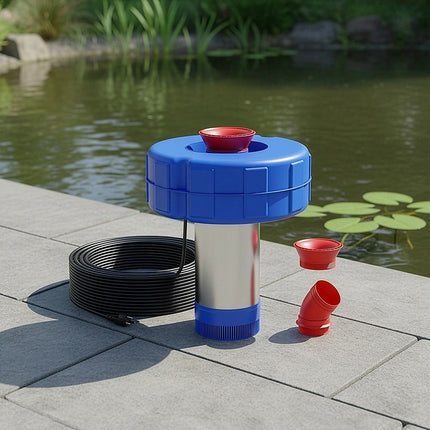 Large Floating Pond Fountain Pump – Outdoor Water Feature & Aerator