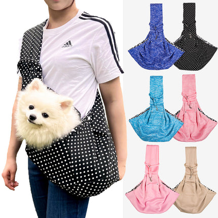 Navy blue Pet Carrier Backpack - Comfortable Shoulder Bag for Cats and Dogs, Ideal for Outdoor Use in Autumn and Winter