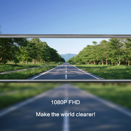 10-Inch Dual Lens Dash Cam Mirror - 1080P FHD Touch Screen Car DVR with Rear Camera, Night Vision & G-Sensor(black)