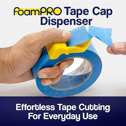 15 Pack Masking Tape Cutter Set (5 x 3 Sizes) Compact Clip-On Dispenser for 1", 1.5" & 2" Rolls Painter's Tape DIY Tool