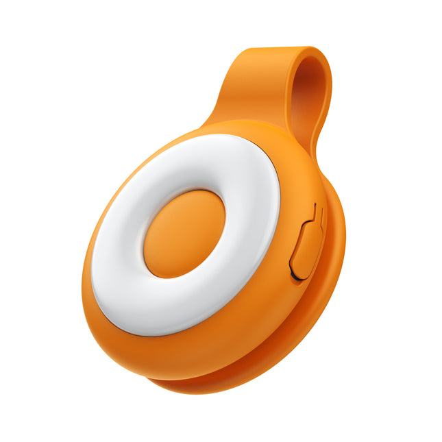 Orange Mini Magnetic Selfie Light Clip-On LED Phone Fill Light Rechargeable 500mAh 5 Lighting Modes Portable Video Light for Vlogging & Zoom Calls Amazing Shopping