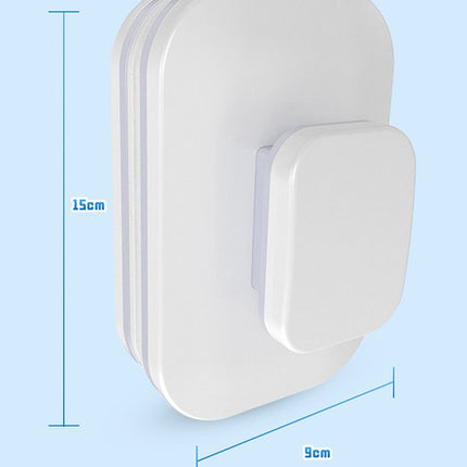 Magnetic Double Sided Window Cleaner for 15-26mm Double Glazed Glass High Rise Safety Wiper Tool White