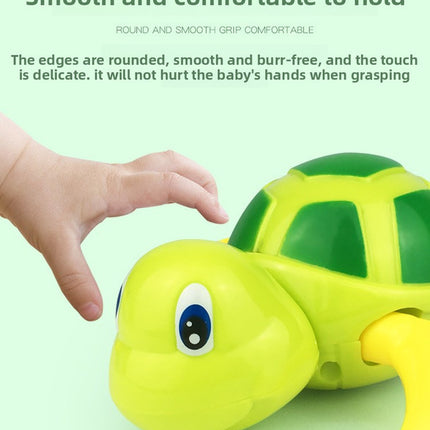 Three-Piece Wind-Up Swimming Turtle Bath Toy Set (Yellow, Green, and Blue Colors), Adorable Floating Turtle Combo, Fun Water Play Toy, Ideal Gift for Infants and Toddlers