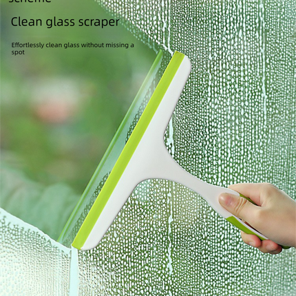 3 PCS Window Squeegee Set Shower Glass Wiper Streak Free TPR Blade Multi Purpose Cleaning Tool for Bathroom Mirror Car Tiles Red Green Blue