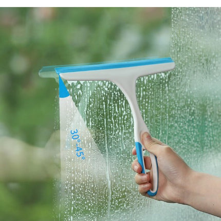3 PCS Window Squeegee Set Shower Glass Wiper Streak Free TPR Blade Multi Purpose Cleaning Tool for Bathroom Mirror Car Tiles Red Green Blue