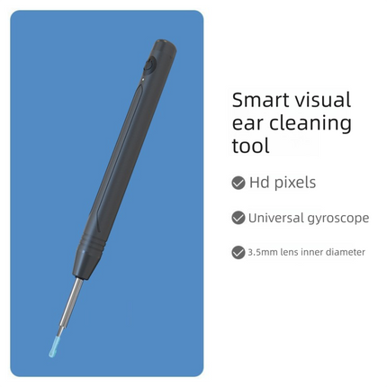 Smart Visual Ear Wax Removal Tool with HD Camera WiFi Wireless Otoscope Ear Cleaner 3.5mm Ultra Slim Lens for iPhone Android Green