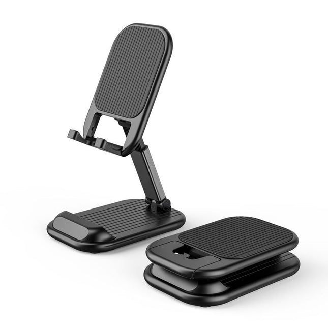 Black Adjustable Desktop Phone Stand Telescopic Foldable Portable Tablet Holder for Home Office and Streaming Ergonomic Solution for Local Professionals Amazing Shopping