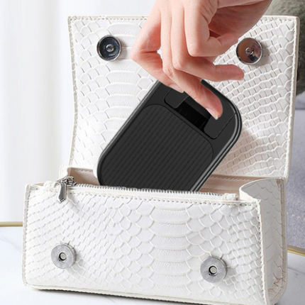 Black Adjustable Desktop Phone Stand Telescopic Foldable Portable Tablet Holder for Home Office and Streaming Ergonomic Solution for Local Professionals