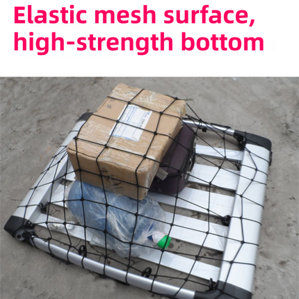120 x 80 cm Car Roof Cargo High-Elasticity Net and Stretchable Luggage Storage Net with 10 Secure Hooks – Universal Roof Rack & Trunk Organizer Net for Travel, Camping and Outdoor Geariversal Roof Rack & Trunk Organizer Net for Travel, Camping and Outdoor