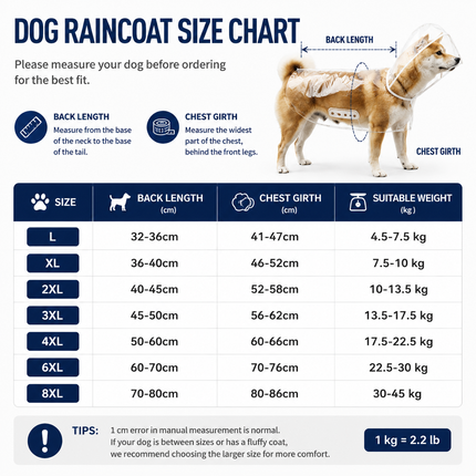3 Piece Rainy Day Pet Care Set - 2XL Size Waterproof Dog Hooded EVA Transparent Raincoat with Full-Coverage Poncho Design Adjustable Snaps and Leash Access, Free High Absorbency Quick Dry 30 × 30cm Towel and 140 × 70cm Large Bath Towel for Small Medium La