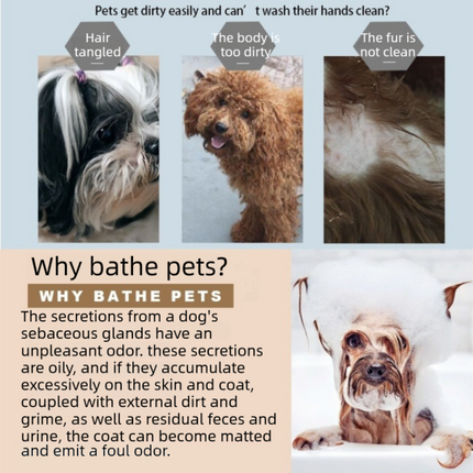 Pink Pet Bath Massage Brush Soft TPR Grooming Brush for Dogs and Cats Adjustable Hand Strap Deshedding Scrubber