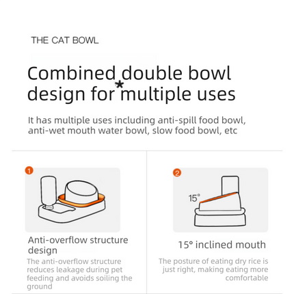 Yellow and Green Cat & Dog Feeding Station with Water Dispenser – Elevated Stainless Steel Pet Bowl Set with Slow Feeder, Anti-Spill Design and Automatic Water Supply