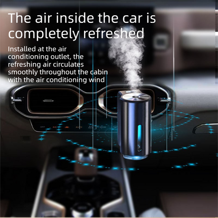 2 pcs Car interior essentials set-Green Car Air Vent Aroma Diffuser &Black Hanging Storage Bin- hanging storage container that is convenient to use and Compact