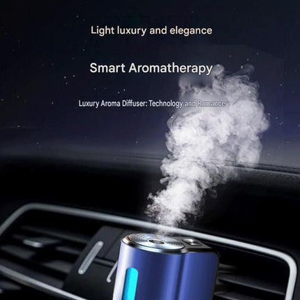 2 pcs Car interior essentials set-Silvery Car Air Vent Aroma Diffuser & Black Hanging Storage Bin- hanging storage container that is convenient to use and Compact