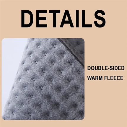 Electric Heating Pad 40 x 76cm with 9 Heat Levels and 4 Timer Settings, Washable Full Body Heating Mat for Back, Waist, Legs and Shoulders