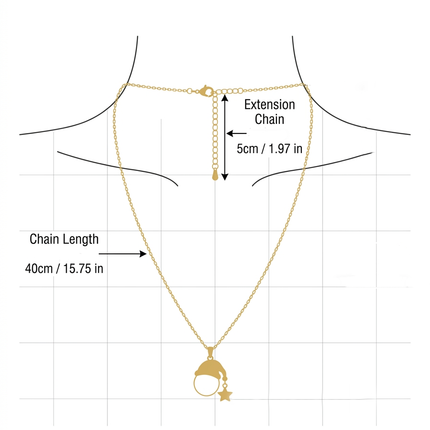 Pearl Santa Hat Star Necklace – Gold Plated Dainty Christmas Pendant Necklace with Faux Pearl & Star Charm, Includes Gift Box, Elegant Holiday Gift Jewelry for Women