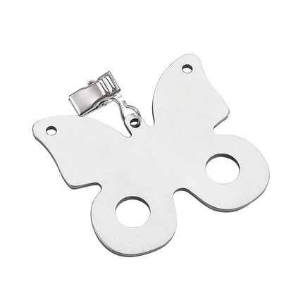 Butterfly Style Stainless Steel Tablecloth Clips 4 Pack - Silver Windproof Tablecloth Fasteners with Sawtooth Grip for Outdoor Dining, Picnics, Patio Tables and Garden Parties Amazing Shopping