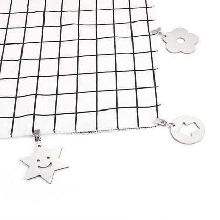 Butterfly Style Stainless Steel Tablecloth Clips 4 Pack - Silver Windproof Tablecloth Fasteners with Sawtooth Grip for Outdoor Dining, Picnics, Patio Tables and Garden Parties Amazing Shopping