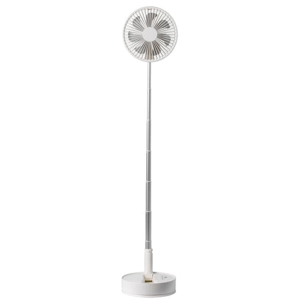 VEVOR 8 Inch Foldable Oscillating Standing Fan with Remote Control, 4 Speed Adjustable Portable Desk Quiet Fan, 7200mah Rechargeable USB Small Fan, Folded Rotating Floor Fan for Bedroom Office Travel
