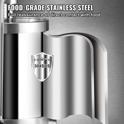 Sausage Stuffer 2.5LBS/1.5L Capacity Homemade Sausage Maker Stainless Steel