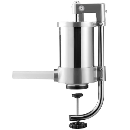 Sausage Stuffer 2.5LBS/1.5L Capacity Homemade Sausage Maker Stainless Steel