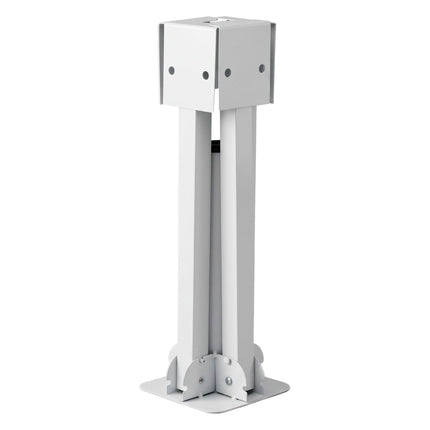 Instahut Outdoor Umbrellas Base Steel Umbrella Holder 25 to 35mm White Amazing Shopping